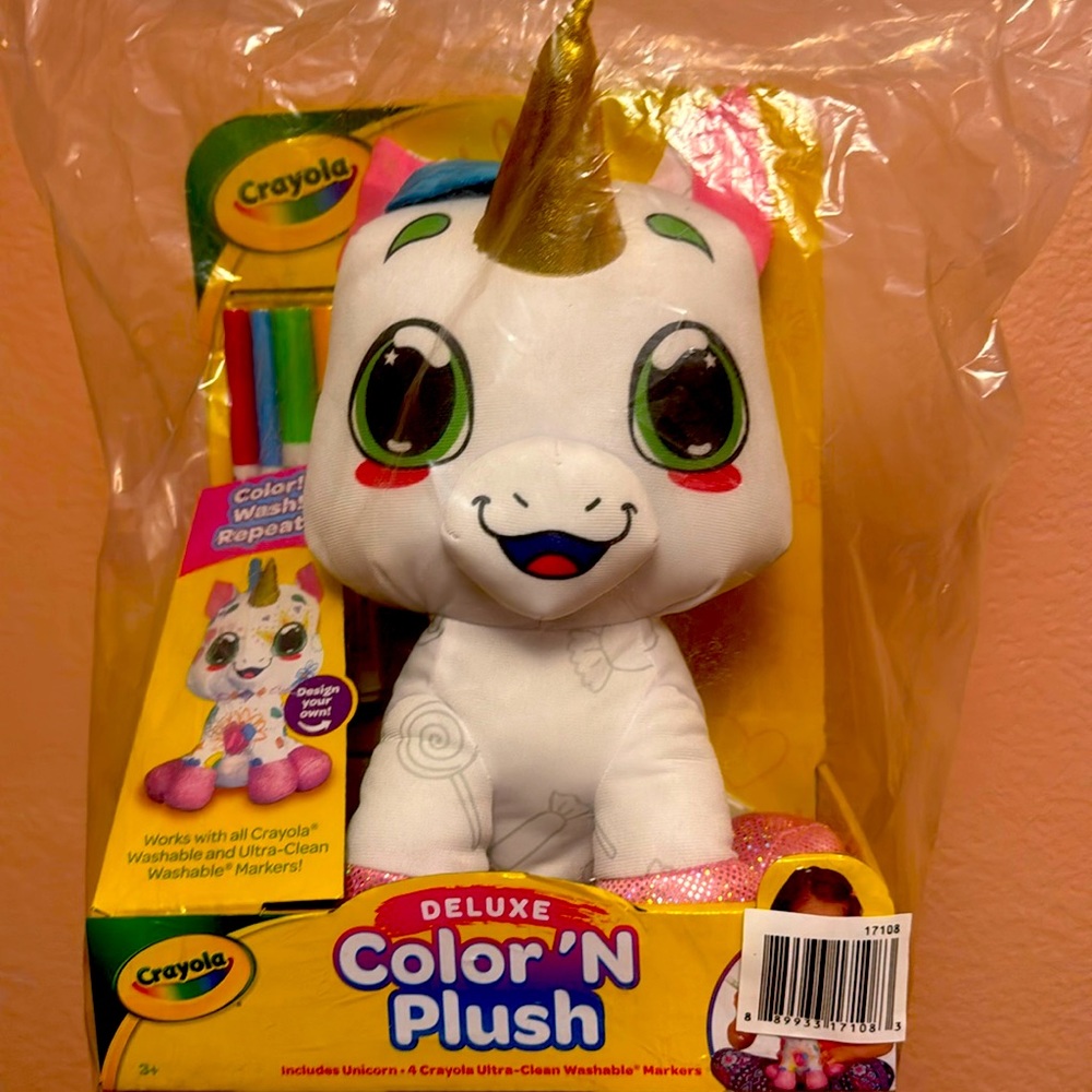 Deluxe Color ‘N Plush Crayola Unicorn